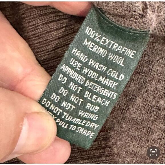 Rodd & Gunn Brown V Neck Merino Sweater. Large. - Picture 8 of 9